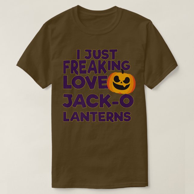 Camiseta Eu Só Amo O Jack O Lanterna Halloween (Frente do Design)