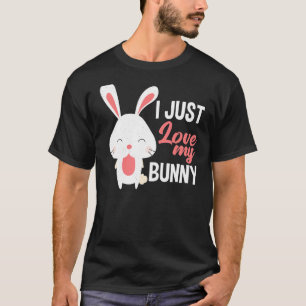 Camiseta Eu Só Amo O Meu Coelho Coelhinho