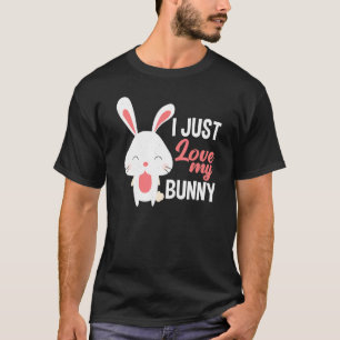 Camiseta Eu Só Amo O Meu Coelho Coelhinho