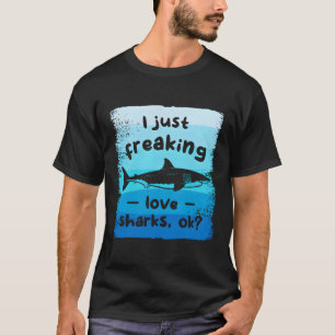 Camiseta Eu Só Apanhei Tubarões De Amor Ok Tubarão