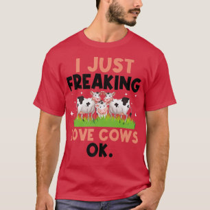 Camiseta Eu Só Apanhei Vacas De Amor Ok Criador De Bovinos