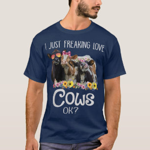 Camiseta Eu Só Apanhei Vacas De Amor Ok Engraçado Farmador