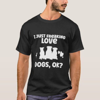 Camiseta Eu Só Cachorro De Amor, Ok? - Coroa