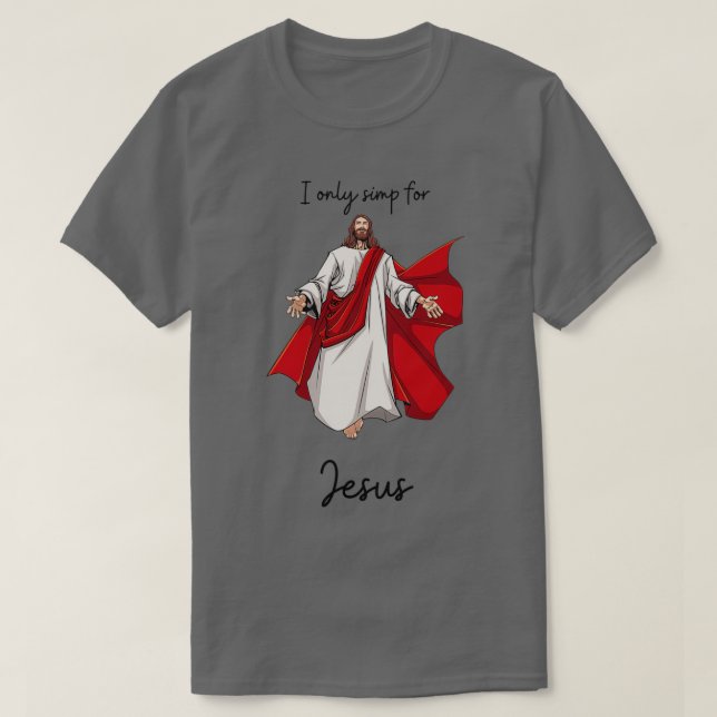 Camiseta Eu Só Caio Por Jesus Engraçado Obi Van Kenobi Stic (Frente do Design)