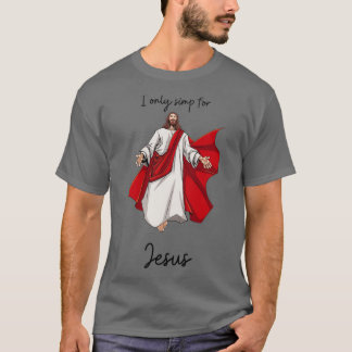 Camiseta Eu Só Caio Por Jesus Engraçado Obi Van Kenobi Stic