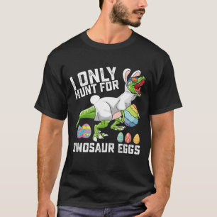 Camiseta Eu Só Caio Por Ovos De Dinossauro Páscoa T Rex