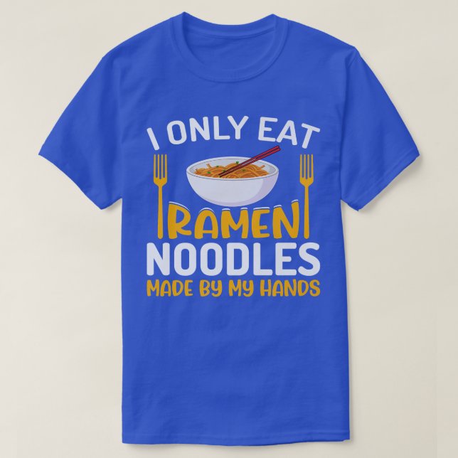 Camiseta Eu Só Comi Ramen Noodles Engraçado Comendo Noodle  (Frente do Design)