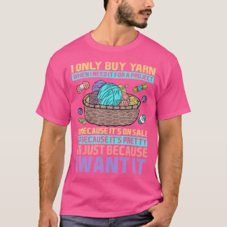 Camiseta Eu Só Compro Fio Quando Preciso Para Um Projeto De