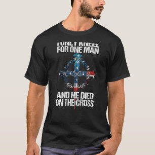 Camiseta Eu Só Conheço Um Homem E Ele Morreu Na Cruz