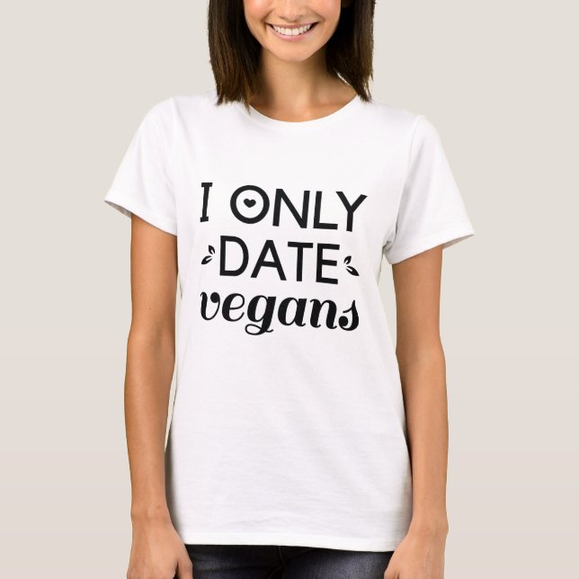 Camiseta Eu só encontro veganos (Frente)