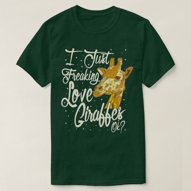 Camiseta Eu Só Estava A Pregar Girafas De Amor (Frente do Design)