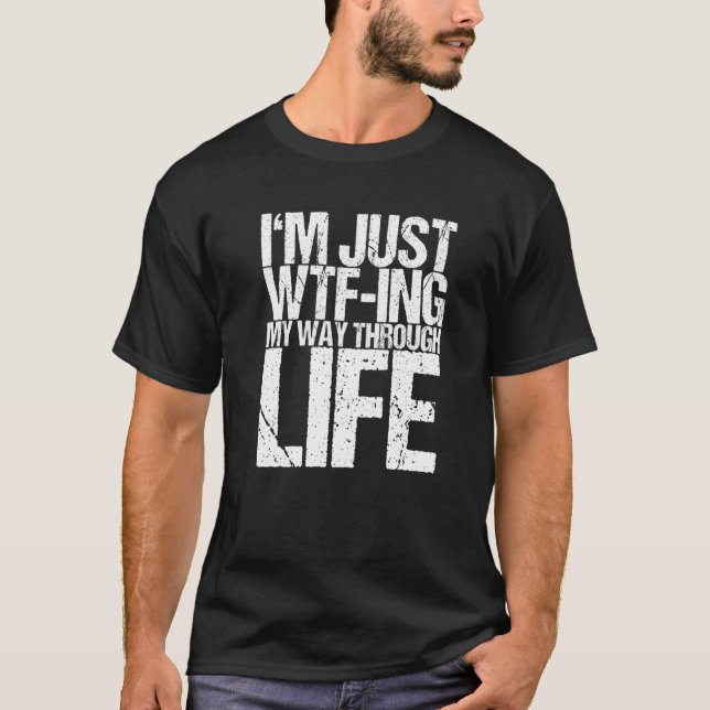 Camiseta Eu só estou a caminho da vida (Frente)