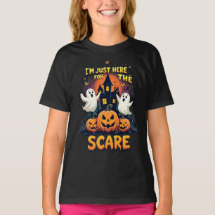 Camiseta Eu só estou aqui, o Assustador Halloween Vibes