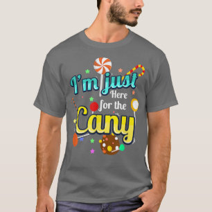 Camiseta Eu Só Estou Aqui Para O Candi Vintage Doce Comida