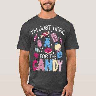 Camiseta Eu Só Estou Aqui Para O Lollipop De Açúcar Docinho