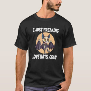 Camiseta Eu só estou assustando os morcegos.