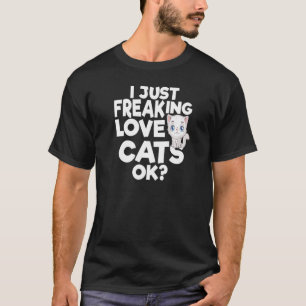 CAMISETA EU SÓ ESTOU PEGANDO GATOS DE AMOR OK