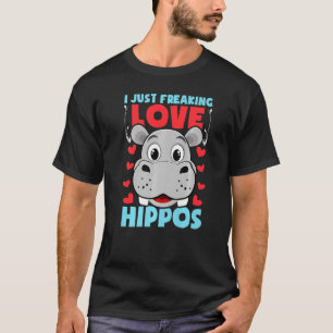 Camiseta Eu Só Estraguei O Amor Hippos Engraçado Hippo Cita