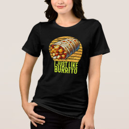 Camiseta eu só gosto de burrito