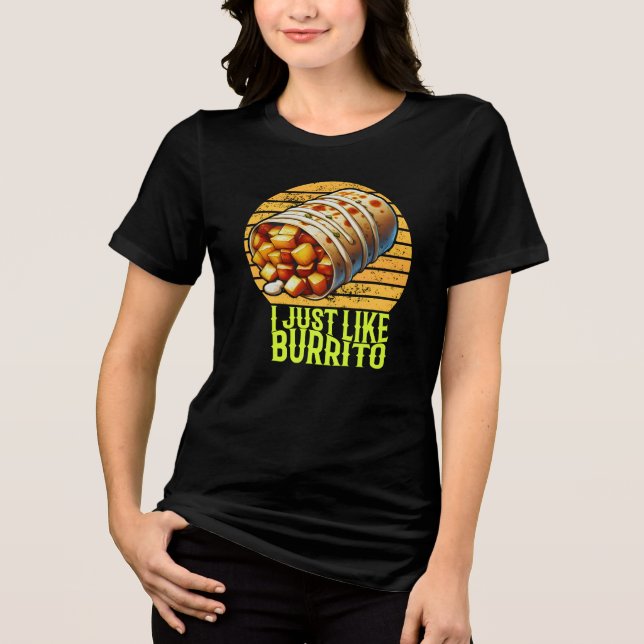 Camiseta eu só gosto de burrito (Frente)