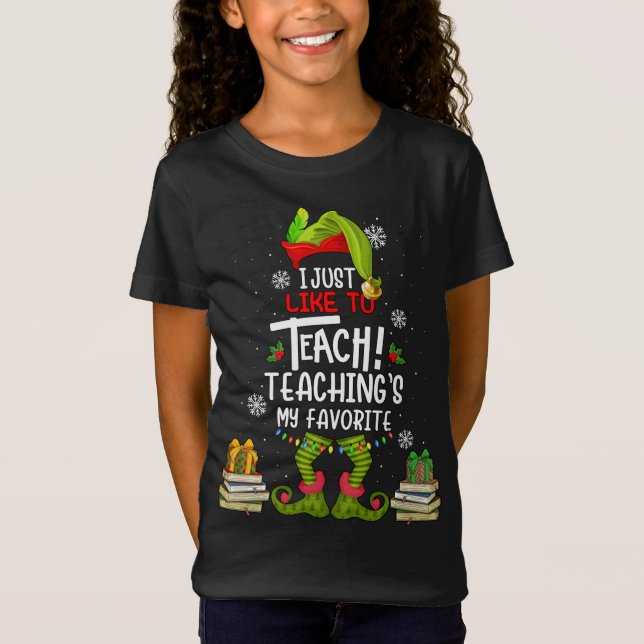 Camiseta Eu só gosto de ensinar meus professores favoritos (Frente)