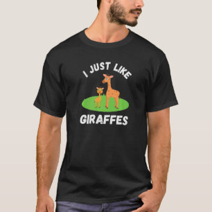 Camiseta Eu Só Gosto De Girafas Bonitas