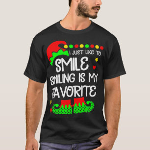 Camiseta Eu Só Gosto De Sorrir É Meu Favorito 