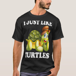 Camiseta Eu Só Gosto De Tartarugas Cujas Águas São Tartarug
