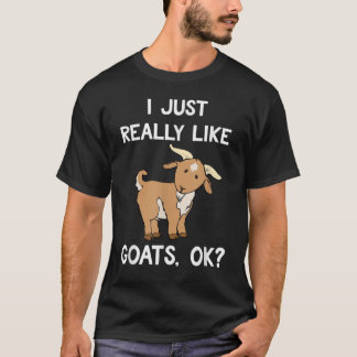 Camiseta Eu Só Gosto Muito De Cabras OK