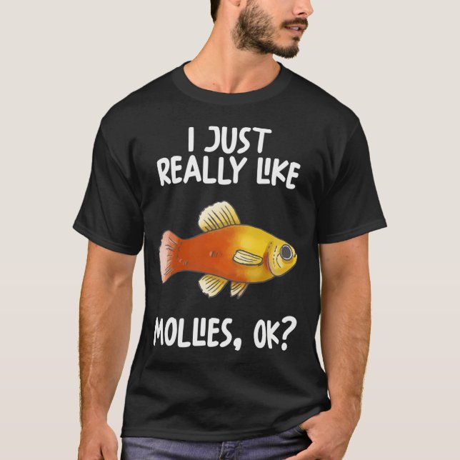 Camiseta Eu Só Gosto Muito de Mollies Ok? (Frente)
