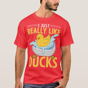 Camiseta Eu Só Gosto Muito De Patos Bath Toy Ducker Borrach