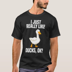 Camiseta Eu Só Gosto Muito De Patos OK 1