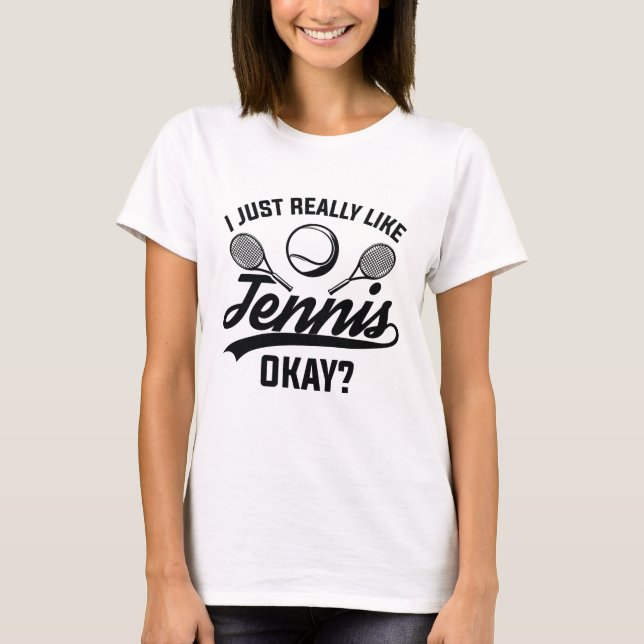 Camiseta Eu Só Gosto Muito de Tênis Ok (Frente)