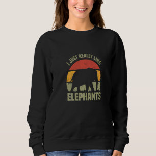 Camiseta Eu Só Gosto Realmente de Elefantes Circo Afrika
