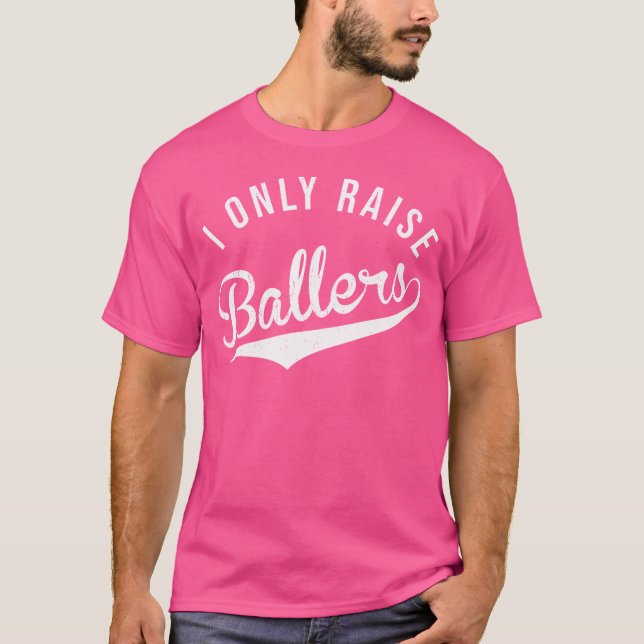 Camiseta Eu Só Levanto Ballers Baseball (Frente)