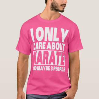 Camiseta Eu Só Me Preocupo Com Karate Sarcastico Engraçado