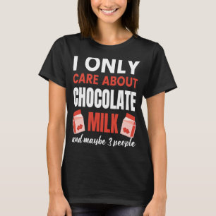 Camiseta Eu Só Me Preocupo Com O Gráfico Da Comida De Choco