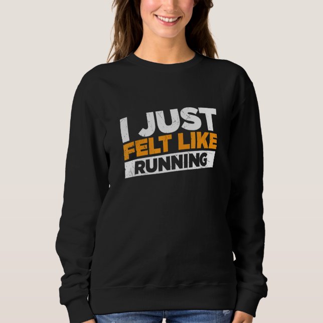 Camiseta Eu Só Me Sentia Como Correndo Corrida (Frente)