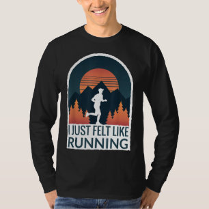 Camiseta Eu Só Me Sentia Como Correndo Eu Maraton Gump Jog