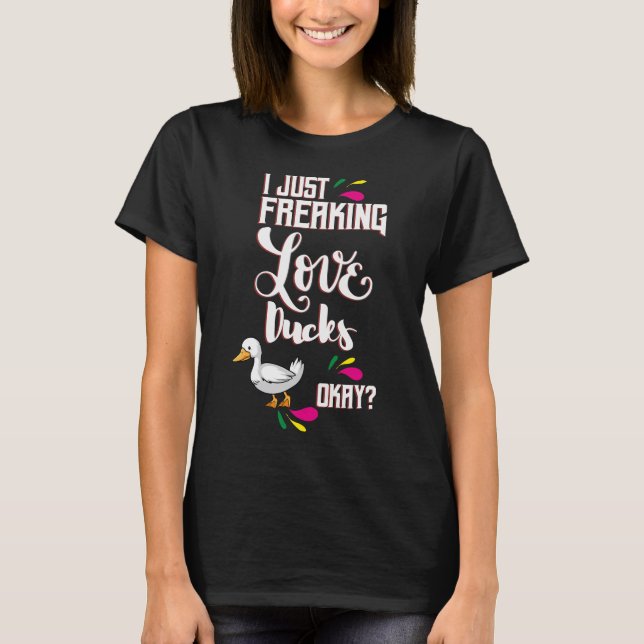 Camiseta Eu Só Pato De Amor Louco? (Frente)