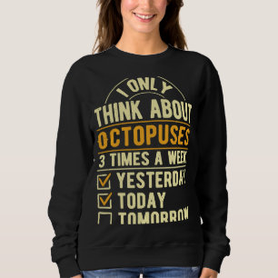 Camiseta Eu Só Penso Em Octopusus Humor Lula Octopus