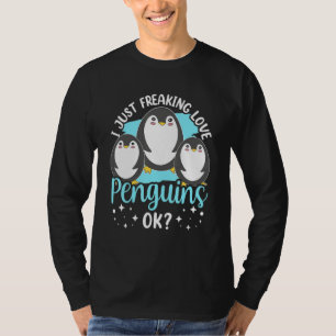 Camiseta Eu Só Pinguins De Amor Ok Pinguim Animal Cu