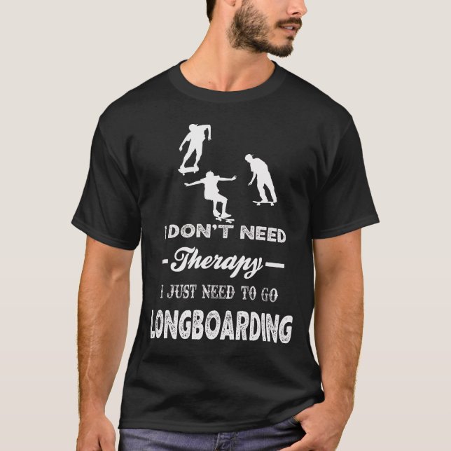 Camiseta Eu Só Preciso Ir LONGBOARDING (Frente)