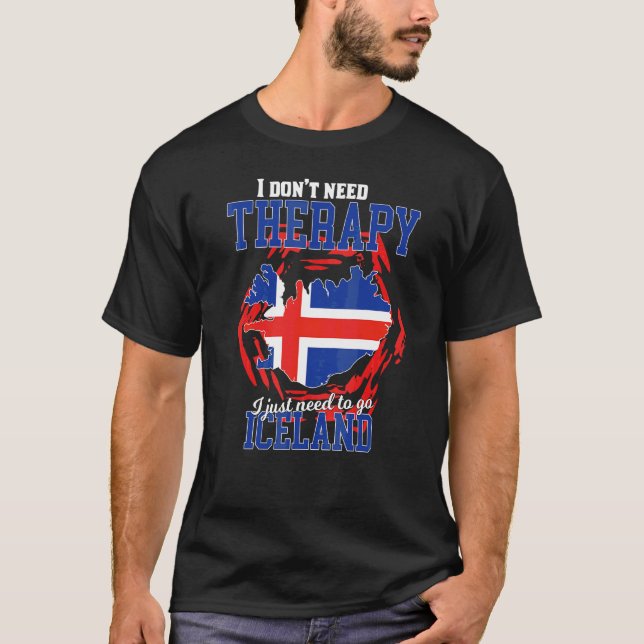 Camiseta Eu Só Preciso Ir Para A Islândia (Frente)