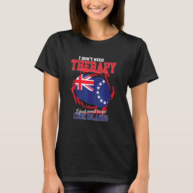 Camiseta Eu Só Preciso Ir Para Ilhas Cook (Frente)