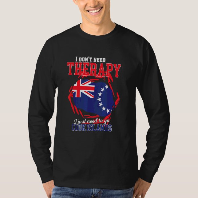 Camiseta Eu Só Preciso Ir Para Ilhas Cook (Frente)