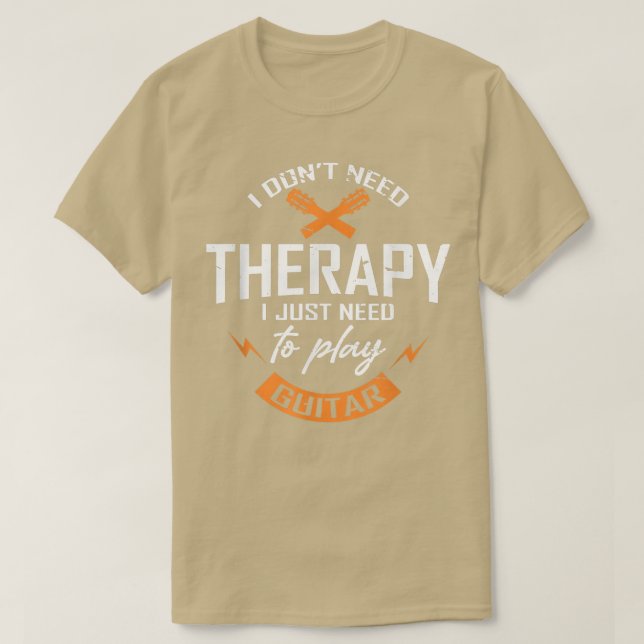 Camiseta Eu Só Preciso Tocar Violão 1696 (Frente do Design)