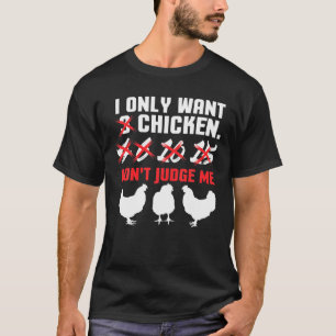 Camiseta Eu Só Quero 3 Galinhas Engraçadas Design