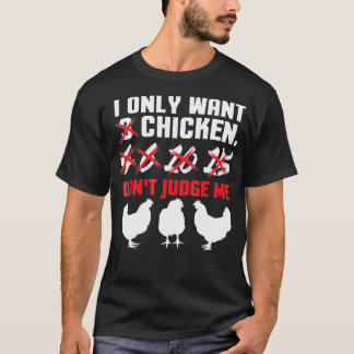 Camiseta Eu Só Quero 3 Galinhas Engraçadas design