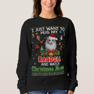 Camiseta Eu Só Quero Abraçar Meu Gato De Ragdoll E Ver Cris